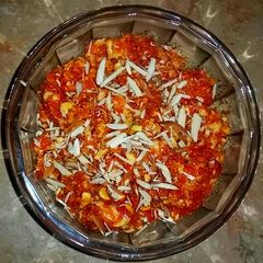 A picture of Gajjar ka halwa.