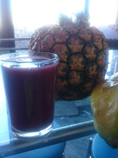 Una foto de Colada Morada de la abuela