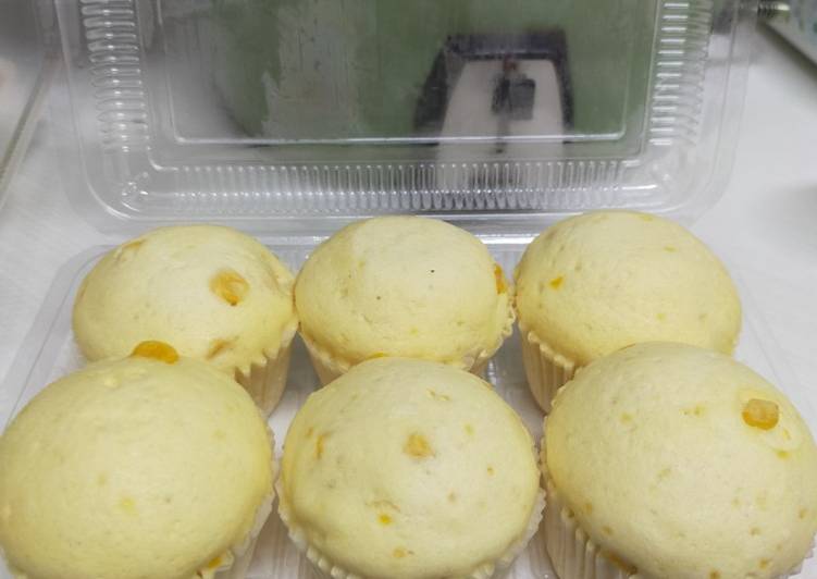 Proses meracik Bolu kukus jagung yang Sempurna