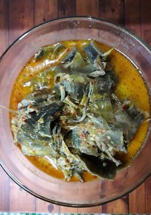 Foto resep Jantung pisang masak santan pedas