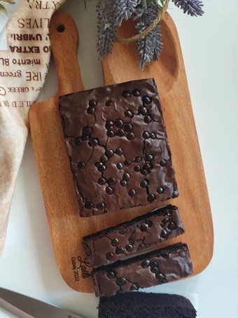 Langkah Gampang Menyiapkan Resep Brownies panggang 1 telur Shiny Crust yang Sempurna Anti Ribet, Sempurna