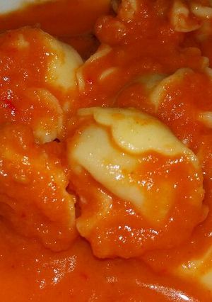 Foto principal de Tortellinis de carne guisada con salsa de verduras😋