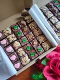 Brownies Sekat Panggang Shiny dengan Food Processor
