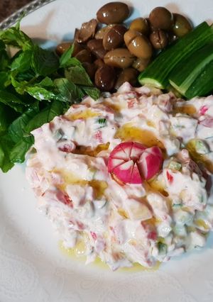 A picture of Labneh Breakfast.