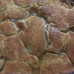 A picture of Quick Peach Cobbler.