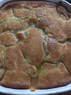 A picture of Quick Peach Cobbler.