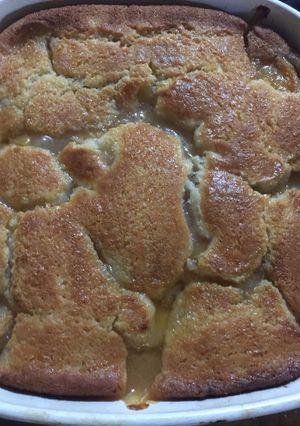 A picture of Quick Peach Cobbler.