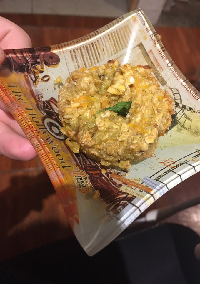 Una foto de Hamburguesa de avena🤩 apta para niños