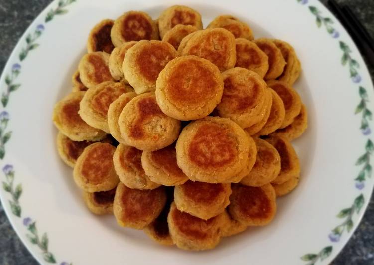Simple Way to Make Homemade Sweet potato Tikki 红薯土豆米煎饼
