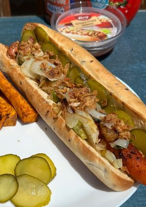 Vegán hot-dog recept fotója