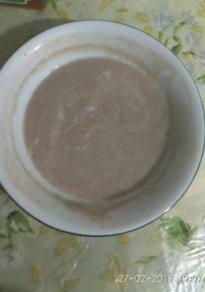 Foto resep Bubur MPASI 7 Bulan Susu Kambing Kacang Beras Merah