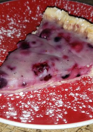 Una foto de Tarta de frutos del bosque