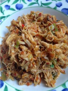 Foto resep Ayam suwir honje (kecombrang)