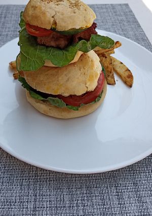 Una foto de Hamburguesa clásica