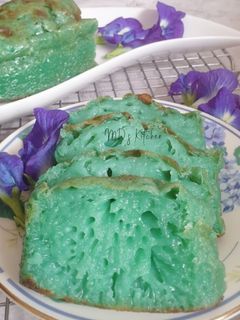 Foto resep Bika Ambon Bunga Telang