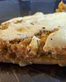 Tarta de soja y brócolis