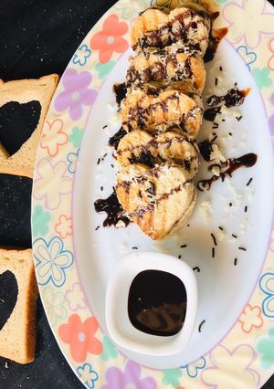 A picture of Cheese chocolate sandwich.