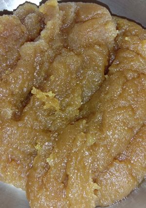 A picture of Wheat flour Halwa.