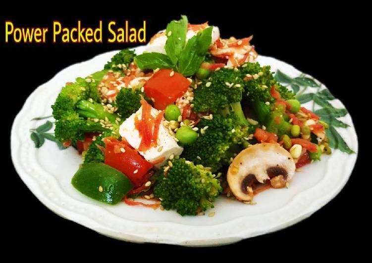 Easy Way to Cook Appetizing Power Paked Salad