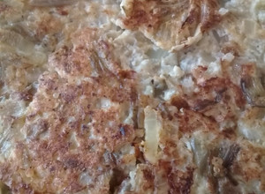 Una foto de Tortilla de penca y quinoa