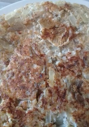 Una foto de Tortilla de penca y quinoa