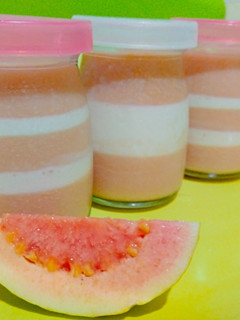 Foto resep Puding Jambu lapis snack tinggi kalori mpAsi 9m+