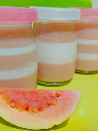 Anti Ribet, Bikin Puding Jambu lapis snack tinggi kalori mpAsi 9m+ Untuk Jualan