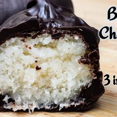 A picture of Homemade Bounty Chocolate.