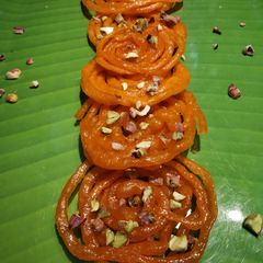 A picture of Instant Jalebis.