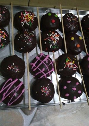 Foto resep Sate donat (bola donat mini)