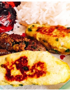 عکسی از دستور کباب تابه ای مرغ