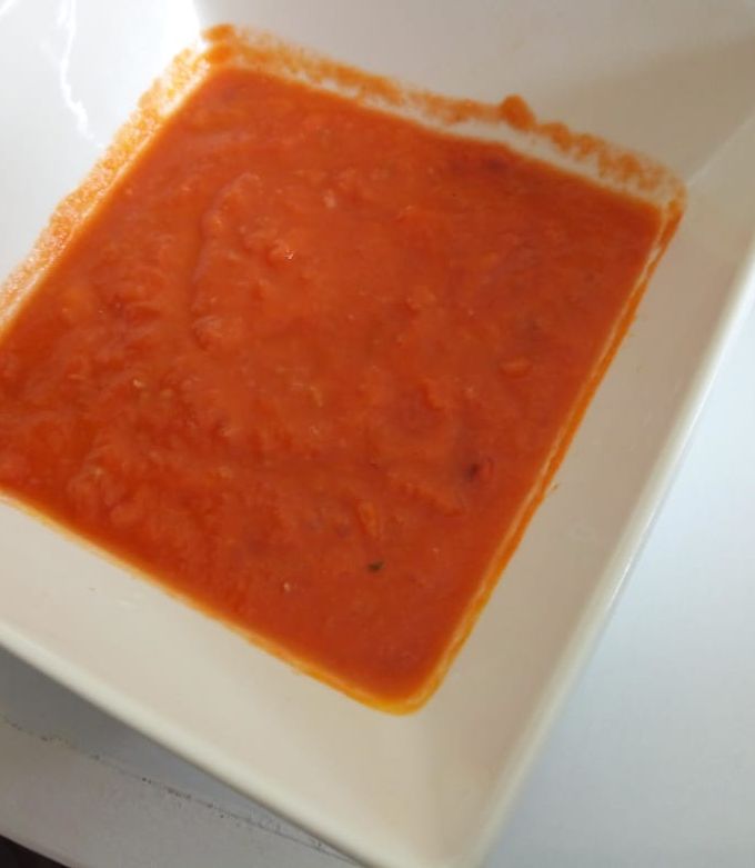 A picture of Tomato Lime sauce.