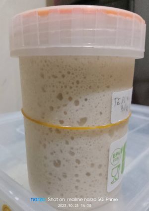 Foto resep Feeding Levain Tepung Ketan