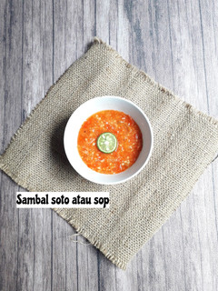 Foto resep Sambal soto atau sop