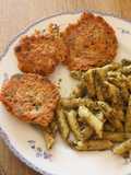 Garbanzos, bifeados