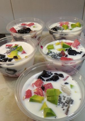 Foto resep Sop Buah kuah susu