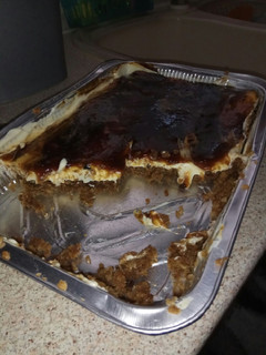 Φωτογραφία της συνταγής Κάτι σαν cheesecake.... Με μελομακάρονα