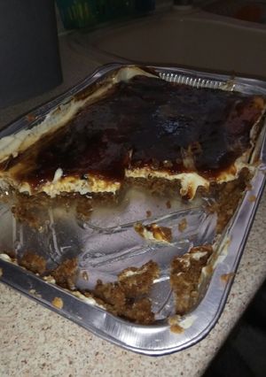 Φωτογραφία της συνταγής Κάτι σαν cheesecake.... Με μελομακάρονα
