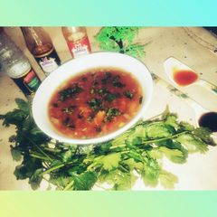 A picture of Vegetable soup.