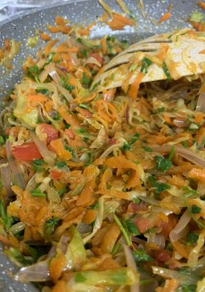 صورة لوصفة حشوة لسبرينغ رول او سمبوسة او فطائر لذيذة جداً 😋😍