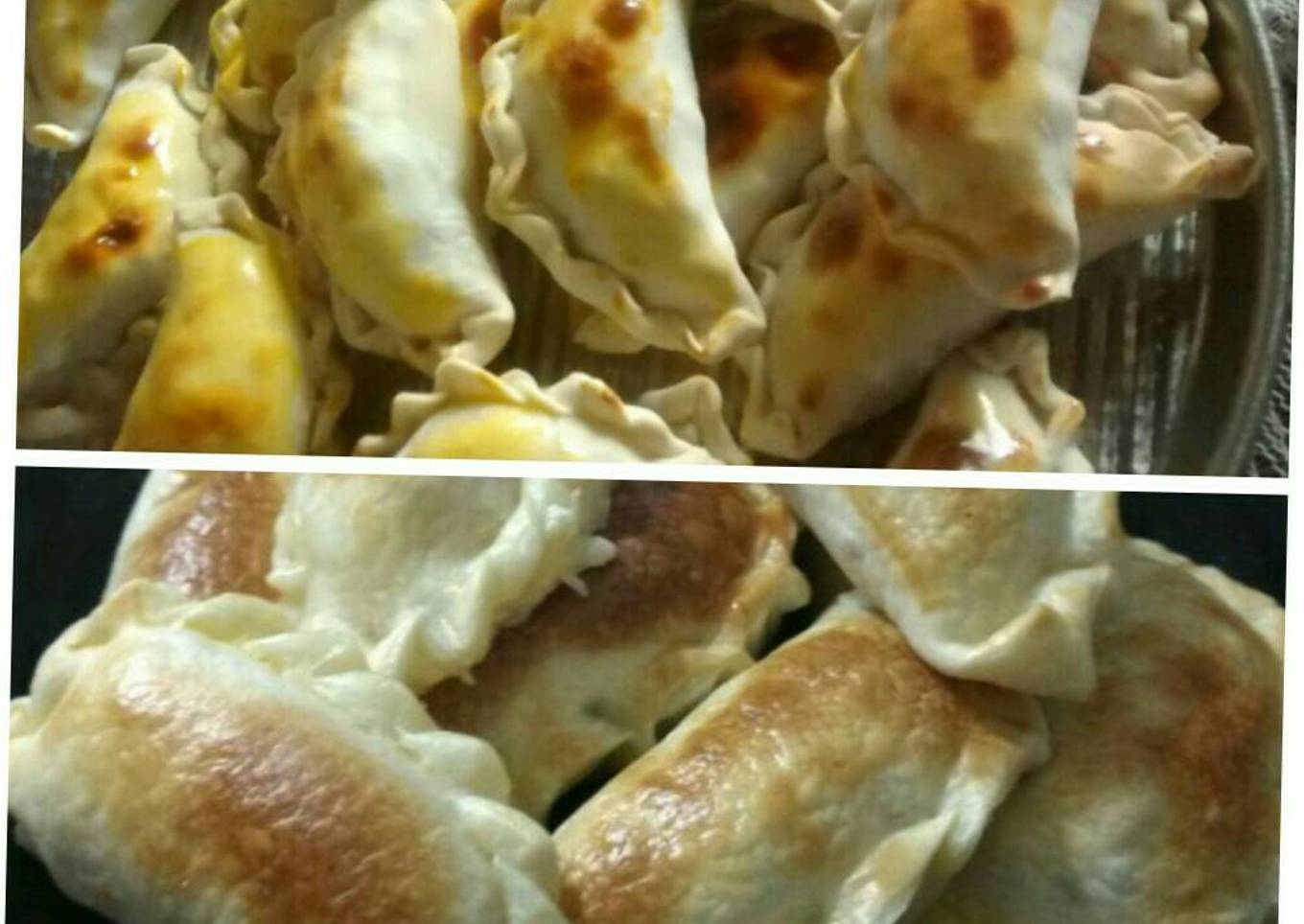 Empanadas de carne picada fritas y al horno