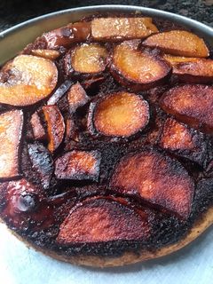 Una foto de Torta invertida de manzana 5 ingredientes