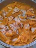 Pechugas marinadas con salsa de zanahoria