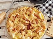 Gambar bread butter pudding