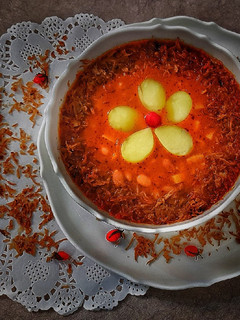عکسی از دستور خوراک لوبیا چیتی با قارچ