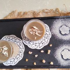 A picture of Pearl millet and gond drink.