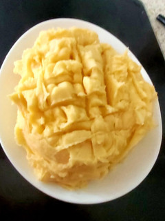 A picture of My Cheese & Onion Creamy Mashed Potato#2Flavours #Sidedish.