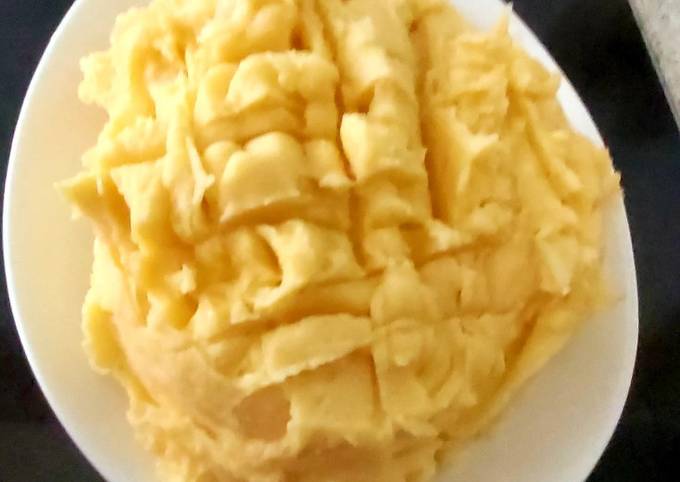 My Cheese & Onion Creamy Mashed Potato#2Flavours #Sidedish