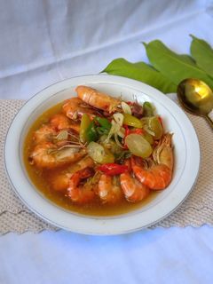 Foto resep Asem asem Udang belimbing wuluh