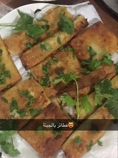 صورة لوصفة فطائر بالجبنة